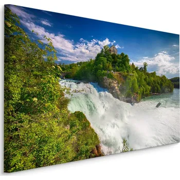 Plátno Vodopád Rheinfall Ve Švýcarsku Varianta: 30x20