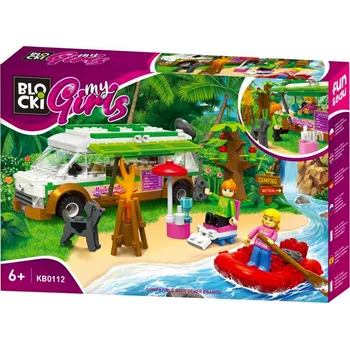 ostatní stavebnice Blocki MyGirls stavebnice Kempování u řeky kompatibilní 240 dílů