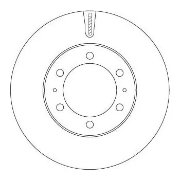 Brzdový kotouč Brzdový kotouč TRW DF7827S