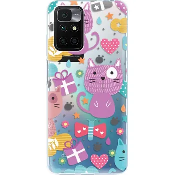 Telefonní příslušenství Odolné silikonové pouzdro iSaprio - Cat pattern 01 - Xiaomi Redmi 10