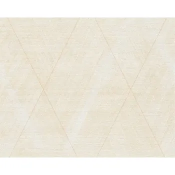 Tapeta Vliesová 3D tapeta krémová, metalická 388244 / Tapety na zeď 38824-4 BOS - battle of style (0,53 x 10,05 m) A.S.Création