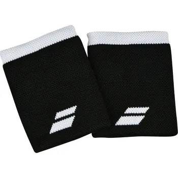 Potítko Babolat Logo Jumbo Wristband X2 Black/White