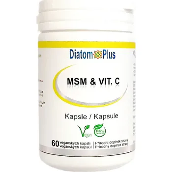 DiatomPlus MSM + Vitamín C veganské kapsle 60ks 600mg