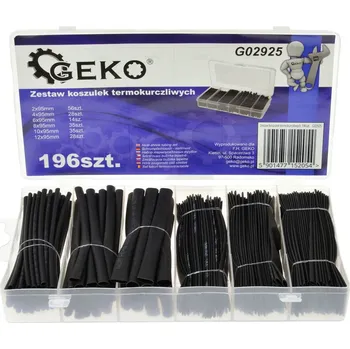 Geko Smršťovací bužírky 196ks G02925