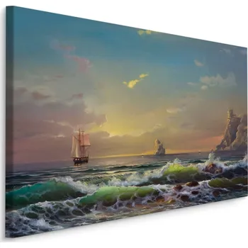 Plátno Koráb V Zálivu Varianta: 30x20