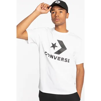 Pánské tričko tričko Converse Go-To Star Chevron/10024067 - A02/White XXS
