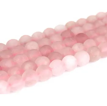 Korálek Přírodní růženín - matný - ∅ 8 mm - 1 ks