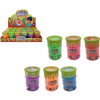 POP IT Teddies Sliz - hmota v barelu 4,5x6,5cm mix barev