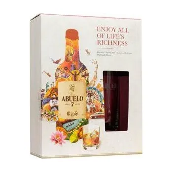 Rum Abuelo 7 Aňos 0,7l 40% +sklo