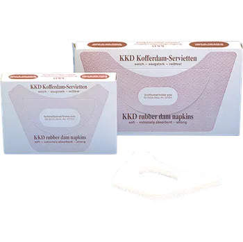 Kentzler-Kaschner Dental KKD ubrousky pod kofferdam, 50 ks