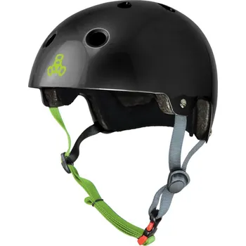 Helma na in-line Triple Eight - Dual Certified Helmet EPS Liner Black Zest - helma Velikost: XS/S