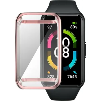 Ochranný kryt pro Huawei Band 6, 7 a Honor Band 6 - Růžový