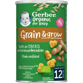 Nestlé Gerber arašídové křupky BIO 35 g