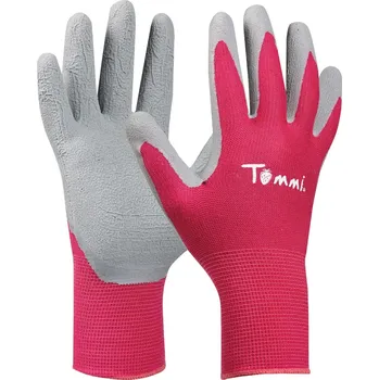 Pracovní rukavice Tommi 779907 Zahradnické rukavice vel. M malinové