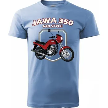 Pánské tričko STRIKER Tričko Jawa 350/640 Barva: Modrá, Velikost: L