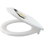 ALCA A604 FLOWER WC sedátko univerzální SOFTCLOSE, Duroplast
