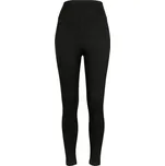 Ladies High Waist Jersey Leggings - black XS