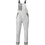 Cerva Montrose Pánské pracovní kalhoty s laclem 03020377 bílá/šedá 52