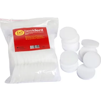 BestDent Náhradní houba do endoježka 8 mm, 50 ks Barva: Bílá