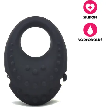 VšeNaSex.cz Vibrační erekční kroužek Silicone Brush Ring