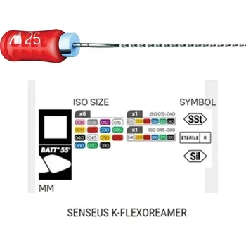 DENTSPLY SIRONA Senseus FlexoReamer, 6 ks Varianta: 015 21 mm