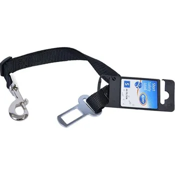 Vodítko pro psa Duvo+ Bezpečnostní pás pro psa černý 40-70 cm/20 mm