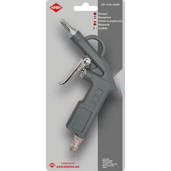 Ofukovací pistole Airpress Ofukovací pistole hliníková Airpress, krátká tryska, 12bar
