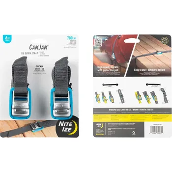 Upínací popruh Upínací systém Nite Ize CamJam Tie Down 6ft Strap 2pk
