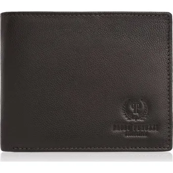 Peněženka Paolo Peruzzi Pánská peněženka z přírodní kůže PAOLO PERUZZI; hnědá