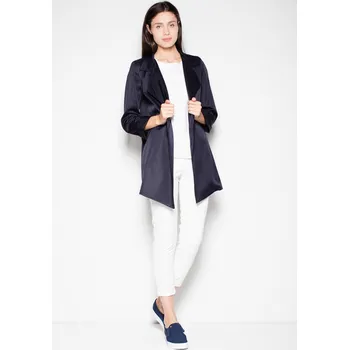 Pánský blejzr Tmavě modrý blejzr s širokými rukávy VT039 Navy Velikost: S