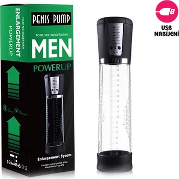 Vakuová pumpa VšeNaSex.cz Automatická vakuová pumpa USB Power Up černá