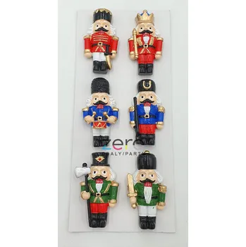 kreativní sada Vojáčci keramika samolepicí 5,5 cm (6 ks) - barevné