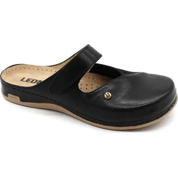 Dámská zdravotní obuv Leon 953 Dámská zdravotní kožená obuv pro Hallux Valgus - Černá Velikost: 39