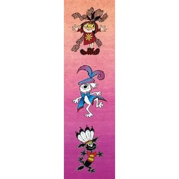 Doplněk ke knize Malá čarodějnice + Štaflík a Špagetka - Záložka s 3D efektem