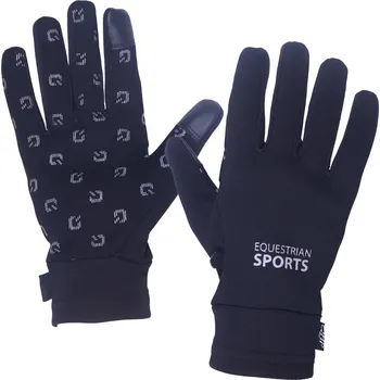 Jezdecké rukavice QHP Rukavice Tallinn QHP, zimní, černé XS
