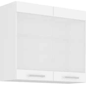 Kuchyňská skříňka Tempo Kondela Horní skříňka, bílá, SPLIT 80 GS-72 2F