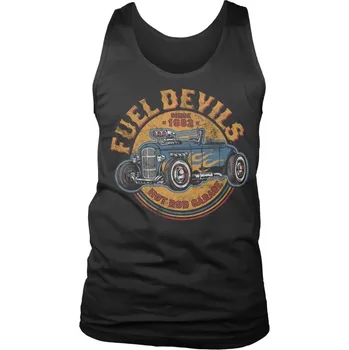 Pánské tílko Pánské tílko Fuel Devils Flame Rod Tank Top - velikost M