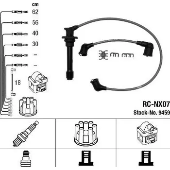 Zapalovací kabel Sada kabelů pro zapalování NGK 9459
