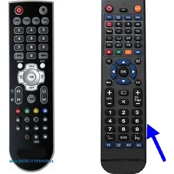 Dálkový ovladač Náhradní dálkový ovladač Opticum 8500 PVR TS 2CICX , 8000 CCX , 8000 2CICX CX TS , 80002CICX