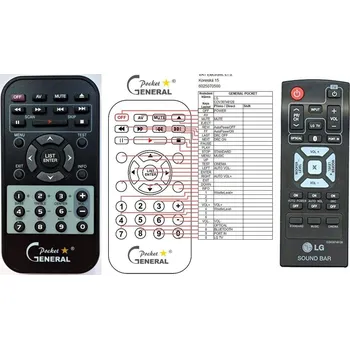 Dálkový ovladač General LG COV30748128 - náhradní dálkový ovladač
