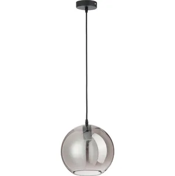 Šedé skleněné závěsné světlo J-Line Argia 25 cm