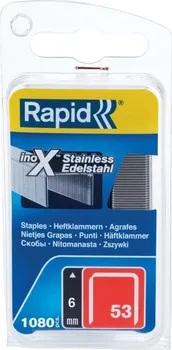 Průmyslová sponka Rapid Inox 40109510 53 x 8 mm 1080 ks