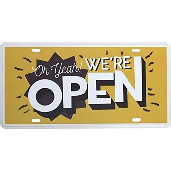 Plechová cedule TP Plechová cedule - Otevřeno (S)