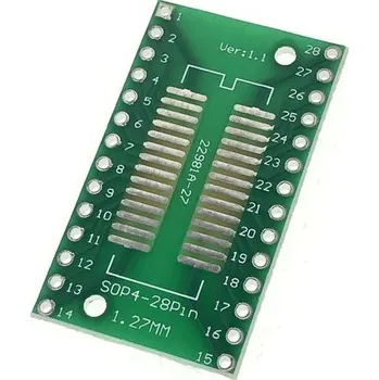 Vývojová deska DPS adaptér TSSOP28 SSOP28 na DIP28