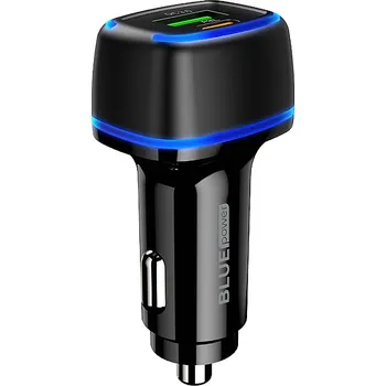 BLUE Power BBZ14A - nabíječka do auta 20W - 1xUSB-1A, 1xUSB-C - černá