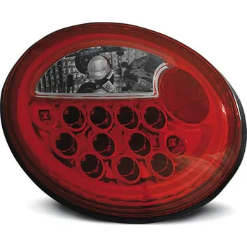 Zadní světlomet TUNING-TEC Zadní světla VW New Beetle 97+ - krystal/červené LED