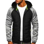 Šedá pánská prošívaná přechodová bunda Bolf KS2145 - 2XL