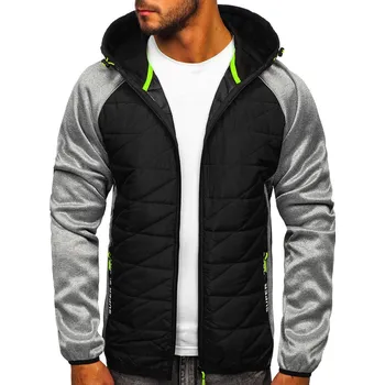 Šedá pánská prošívaná přechodová bunda Bolf KS2145 - 2XL