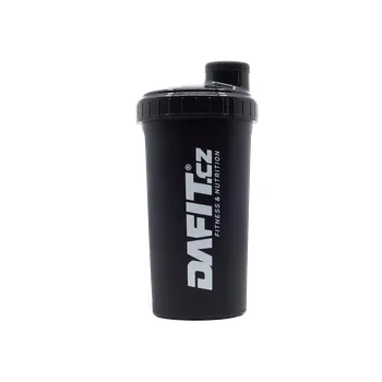 Dafit Šejkr 700 ml černá, bílé logo