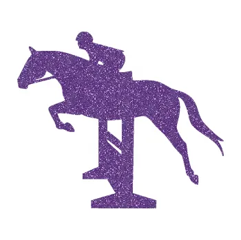 Samolepící dekorace SAMOLEPKA Kůň 090 levá skok přes překážku (87 - Ultra Metalic fialová) NA AUTO, NÁLEPKA, FÓLIE, POLEP, TUNING, VLASTNÍ TEXT, TISK, AUTOSAMOLEPKY.cz, POLEPY, OBRÁZEK, LOGO, SAMOLEPKY